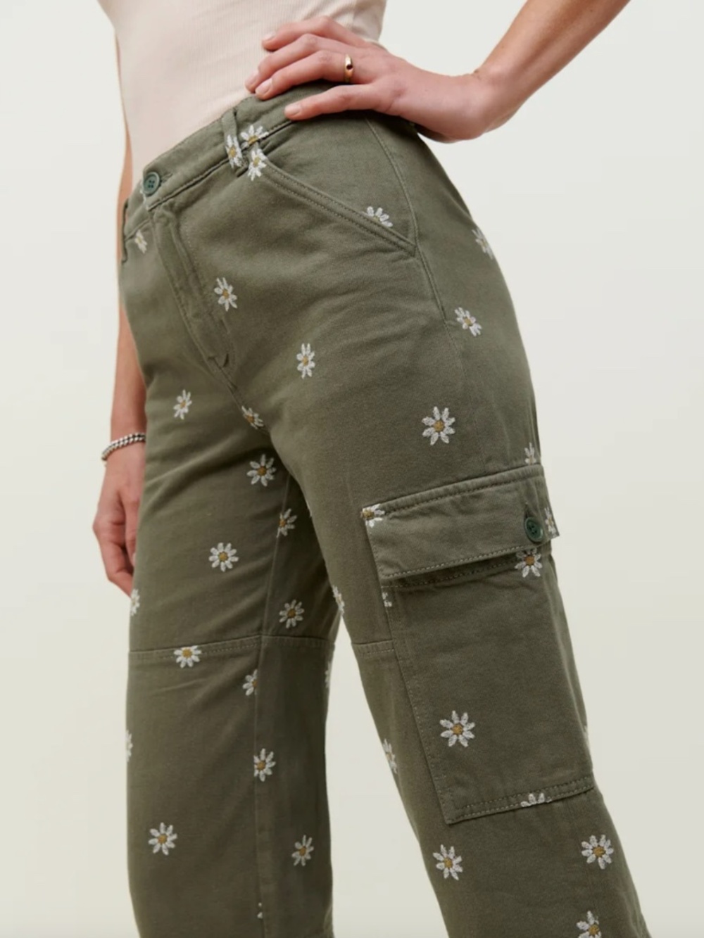 Reformation Bailey High Rise Utility Pant